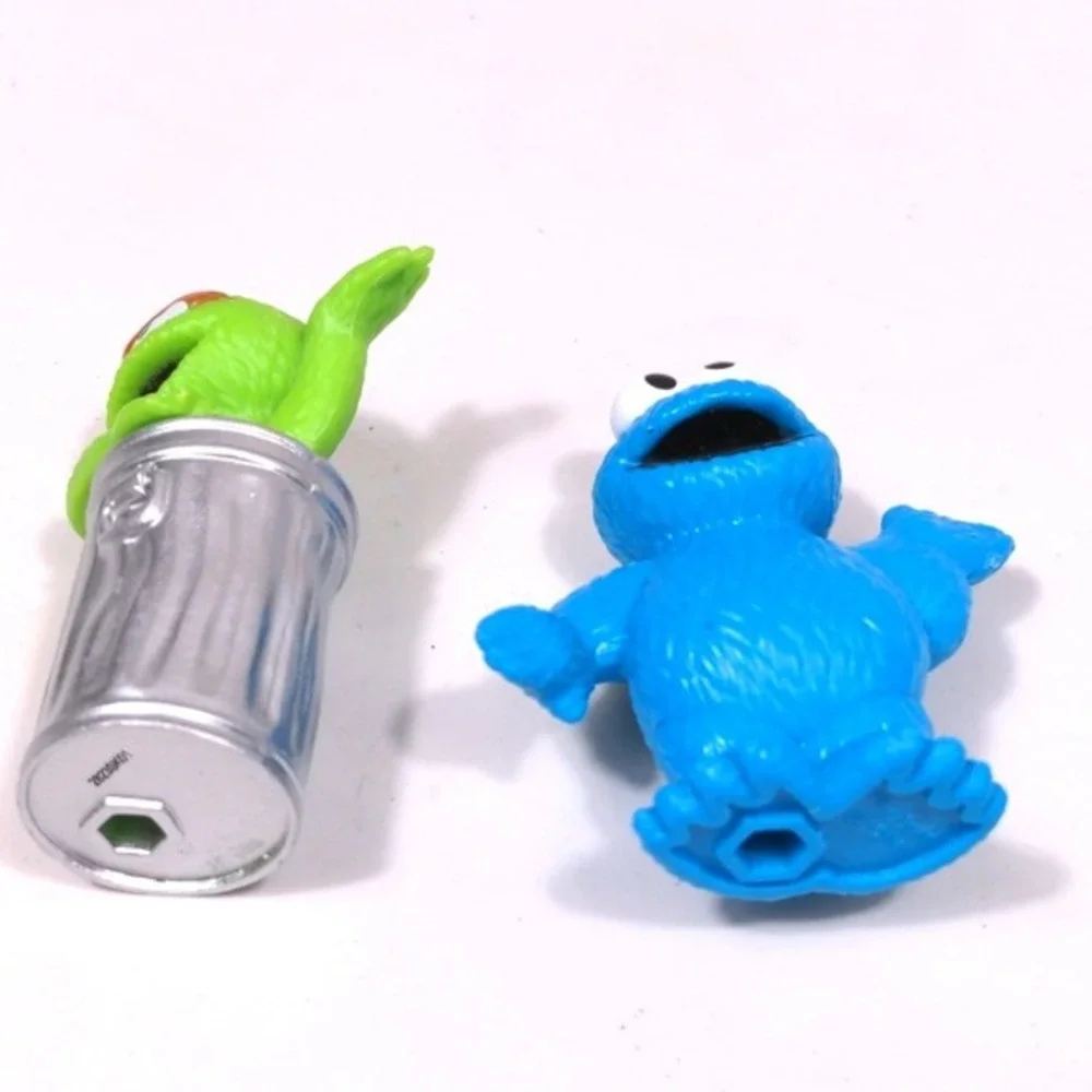 Sesame Street PVC Figures Cookie Monster & Oscar the‎ Grouch 2.5
